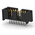 TE Connectivity AMP-LATCH Series Straight Through Hole PCB Header, 14 Contact(s), 2.54mm Pitch, 2 Row(s), Shrouded