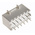 Hirose DF33C Series Straight Through Hole PCB Header, 12 Contact(s), 3.3mm Pitch, 2 Row(s), Shrouded