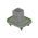 TE Connectivity 2-23774 Series Vertical Panel Mount PCB Header, 6 Contact(s), 6mm Pitch, 2 Row(s), Shrouded