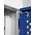 RS PRO 8 Door Vented Mild Steel Blue Locker, 1800 mm x 300 mm x 450mm