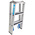 Zarges Aluminium 2 x 3 steps Step Ladder, 0.88m open length
