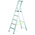 Zarges Aluminium 5 steps Step Ladder, 1.33m platform height, 2.15m open length