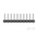 TE Connectivity AMPMODU Series Straight Surface Mount Pin Header, 20 Contact(s), 2.0mm Pitch, 2 Row(s), Unshrouded
