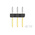 TE Connectivity AMPMODU Series Straight Through Hole Pin Header, 4 Contact(s), 2.0mm Pitch, 1 Row(s), Unshrouded