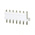 JST VH Series Top Entry Through Hole PCB Header, 7 Contact(s), 3.96mm Pitch, 1 Row(s), Shrouded