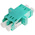 RS PRO LC to LC Multimode Simplex Fibre Optic Adapter, 0.1dB Insertion Loss