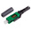 RS PRO, SC, APC Single Mode Simplex Fibre Optic Connector 9/125μm Fibre Size, 0.5dB Insertion Loss