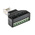 RS PRO 8-Port RJ45, Terminal Block Adapter