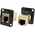 RS PRO Single-Port RJ45 Feedthrough Connector, Cat5e, Shielded
