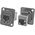 RS PRO Single-Port RJ45 Feedthrough Connector, Cat6