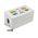 RS PRO Single-Port RJ45 Female Punch Down Coupler, Cat6, Unshielded