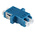 RS PRO LC to LC Single Mode Duplex Fibre Optic Adapter, 0.1dB Insertion Loss