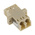 RS PRO LC to LC Multimode Duplex Fibre Optic Adapter, 0.1dB Insertion Loss