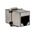 Phoenix Contact VS-08-BU-RJ45/BU Series Single-Port RJ45 Modular Coupler, Cat5e, Shielded