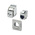 Phoenix Contact VS-08-BU-RJ45/BU Series Single-Port RJ45 Modular Coupler, Cat5e, Shielded