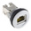 Harting har-port Series Single-Port RJ45 Socket/RJ45 Socket Coupler, Cat6, Shielded