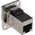 RS PRO RJ45 Feedthrough Connector, Cat5e, FTP