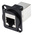 RS PRO 2-Port RJ45 Feedthrough Connector, Cat6, FTP