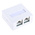 RS PRO Angled Cat6 2 Way RJ45 Surface Mount Socket,With STP Shield Type