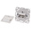 RS PRO Cat5e 2 Way RJ45 Face Plate