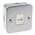 RS PRO White Telephone Socket 1-way