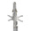 Molex STANDARD .093" Series Male Crimp Terminal, 22AWG Min, 18AWG Max