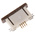 Molex, Easy-On, 52746 0.5mm Pitch 4 Way Right Angle Female FPC Connector, ZIF Bottom Contact