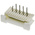 Molex, FFC/FPC THROUGH HOLE, 52043 1mm Pitch 9 Way Right Angle Female FPC Connector, ZIF Bottom Contact