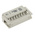 HARTING 16-Way IDC Connector Socket for Cable Mount, 2-Row