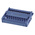 TE Connectivity AMP-LATCH 609 Series 2.54mm Pitch Right Angle Cable Mount IDC Connector, Socket, 20 Way, 2 Row