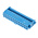TE Connectivity AMP-LATCH 609 Series 2.54mm Pitch Right Angle Cable Mount IDC Connector, Socket, 26 Way, 2 Row