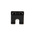 RS PRO Shorting Link Female Straight Black Open Top 2 Way 1 Row 2.54mm Pitch
