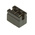RS PRO Shorting Link Female Straight Black Open Top 3 Way 1 Row 2.54mm Pitch