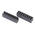 RS PRO Shorting Link Female Straight Black Open Top 8 Way 1 Row 2.54mm Pitch