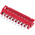 TE Connectivity 18-Way IDC Connector Plug for Cable Mount, 2-Row