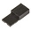 TE Connectivity, AMPMODU NOVO Shunt Female Straight Black Handle, Open Top 2 Way 1 Row 2.54mm Pitch
