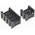 3M 4-Way IDC Connector Socket for  Through Hole Mount, 1-Row