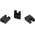 Wurth Elektronik, WR-PHD Jumper Female Straight Black Jumper 4 Way 1 Row 2.54mm Pitch