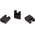 Wurth Elektronik, WR-PHD Jumper Female Straight Black Jumper 4 Way 1 Row 2.54mm Pitch