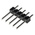 RS PRO Straight Through Hole Pin Header, 5 Contact(s), 2.54mm Pitch, 1 Row(s), Unshrouded