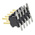 Samtec FTSH Series Straight Surface Mount Pin Header, 10 Contact(s), 1.27mm Pitch, 2 Row(s), Unshrouded