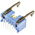 TE Connectivity AMP-LATCH Series Right Angle Through Hole PCB Header, 10 Contact(s), 2.54mm Pitch, 2 Row(s), Shrouded
