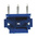 TE Connectivity AMPMODU HE14 Series Right Angle Through Hole PCB Header, 3 Contact(s), 2.54mm Pitch, 1 Row(s), Shrouded
