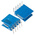 TE Connectivity AMPMODU HE14 Series Right Angle Through Hole PCB Header, 5 Contact(s), 2.54mm Pitch, 1 Row(s), Shrouded