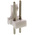 TE Connectivity MTA-100 Series Straight Through Hole Pin Header, 2 Contact(s), 2.54mm Pitch, 1 Row(s), Unshrouded