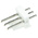 TE Connectivity MTA-100 Series Straight Through Hole Pin Header, 3 Contact(s), 2.54mm Pitch, 1 Row(s), Unshrouded