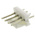 TE Connectivity MTA-100 Series Straight Through Hole Pin Header, 4 Contact(s), 2.54mm Pitch, 1 Row(s), Unshrouded