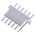 TE Connectivity MTA-100 Series Straight Through Hole Pin Header, 6 Contact(s), 2.54mm Pitch, 1 Row(s), Unshrouded