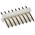 TE Connectivity MTA-100 Series Straight Through Hole Pin Header, 8 Contact(s), 2.54mm Pitch, 1 Row(s), Unshrouded