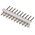 TE Connectivity MTA-100 Series Straight Through Hole Pin Header, 10 Contact(s), 2.54mm Pitch, 1 Row(s), Unshrouded
